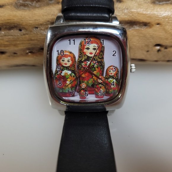 Nesting Doll Watch - Matryoshka Doll Watch - Picture 2 of 7